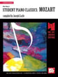 Student Piano Classics Mozart piano sheet music cover